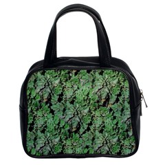 Botanic Camouflage Pattern Classic Handbag (two Sides) by dflcprintsclothing