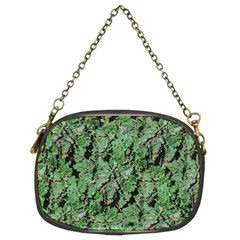 Botanic Camouflage Pattern Chain Purse (two Sides)