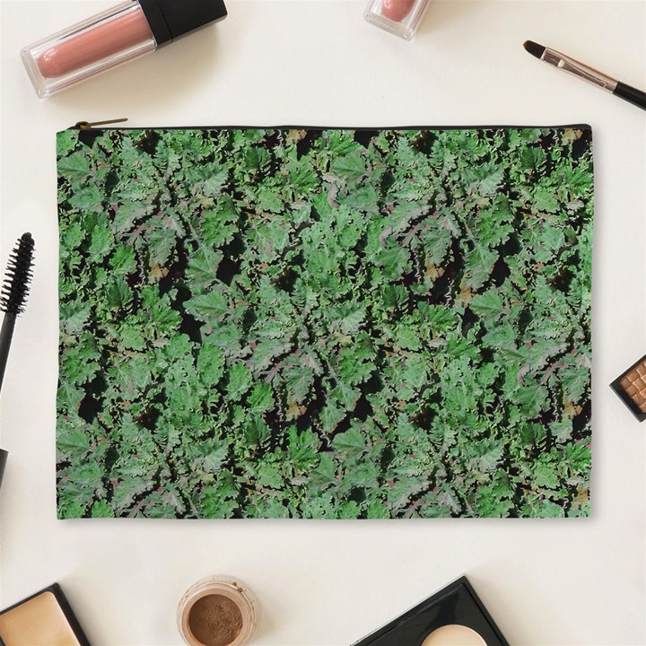 Botanic Camouflage Pattern Cosmetic Bag (XL)