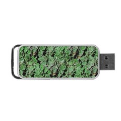 Botanic Camouflage Pattern Portable Usb Flash (one Side) by dflcprintsclothing