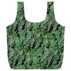 Botanic Camouflage Pattern Full Print Recycle Bag (xxl) by dflcprintsclothing