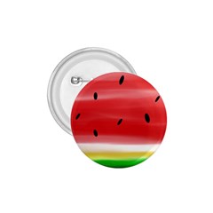 Painted Watermelon Pattern, Fruit Themed Apparel 1 75  Buttons by Casemiro