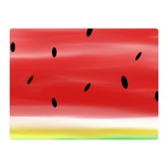 Painted Watermelon Pattern, Fruit Themed Apparel Double Sided Flano Blanket (mini)  by Casemiro