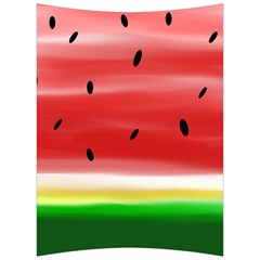 Painted Watermelon Pattern, Fruit Themed Apparel Back Support Cushion by Casemiro