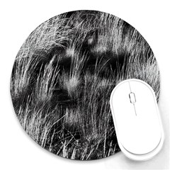 Field Of Light Abstract 1 Round Mousepads by DimitriosArt