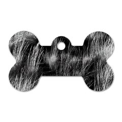 Field Of Light Abstract 1 Dog Tag Bone (one Side) by DimitriosArt