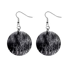 Field Of Light Abstract 2 Mini Button Earrings by DimitriosArt