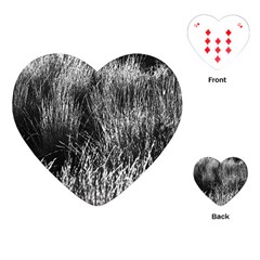 Field Of Light Abstract 2 Playing Cards Single Design (heart) by DimitriosArt