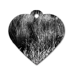 Field Of Light Abstract 2 Dog Tag Heart (one Side) by DimitriosArt