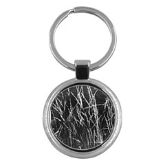 Field Of Light Abstract 3 Key Chain (round) by DimitriosArt