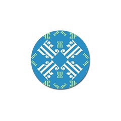 Abstract Pattern Geometric Backgrounds   Golf Ball Marker by Eskimos