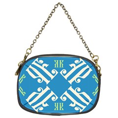 Abstract Pattern Geometric Backgrounds   Chain Purse (two Sides) by Eskimos