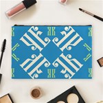 Abstract pattern geometric backgrounds   Cosmetic Bag (Large) Front