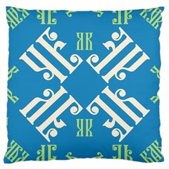 Abstract Pattern Geometric Backgrounds   Large Cushion Case (one Side) by Eskimos