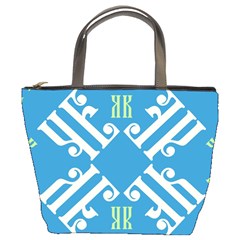 Abstract Pattern Geometric Backgrounds   Bucket Bag by Eskimos