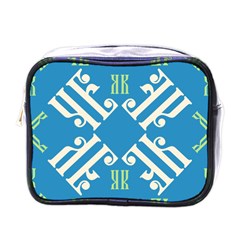 Abstract Pattern Geometric Backgrounds   Mini Toiletries Bag (one Side) by Eskimos