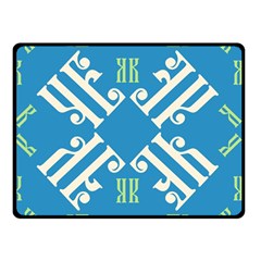 Abstract Pattern Geometric Backgrounds   Double Sided Fleece Blanket (small)  by Eskimos