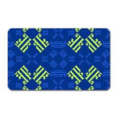 Abstract Pattern Geometric Backgrounds   Magnet (rectangular) by Eskimos