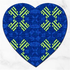 Abstract Pattern Geometric Backgrounds   Jigsaw Puzzle (heart) by Eskimos