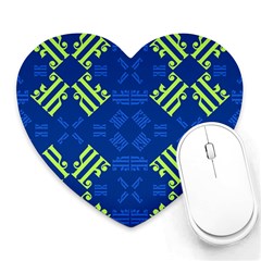 Abstract Pattern Geometric Backgrounds   Heart Mousepads by Eskimos