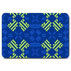 Abstract Pattern Geometric Backgrounds   Large Doormat  by Eskimos