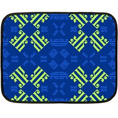 Abstract Pattern Geometric Backgrounds   Fleece Blanket (mini) by Eskimos