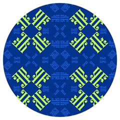 Abstract Pattern Geometric Backgrounds   Round Trivet