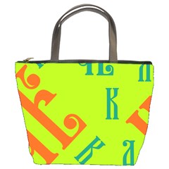 Abstract Pattern Geometric Backgrounds   Bucket Bag by Eskimos