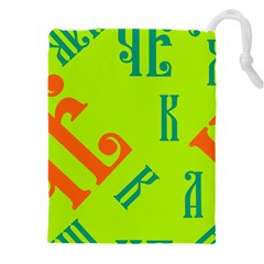 Abstract Pattern Geometric Backgrounds   Drawstring Pouch (5xl) by Eskimos