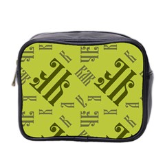 Abstract Pattern Geometric Backgrounds   Mini Toiletries Bag (two Sides)