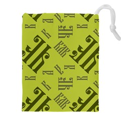 Abstract Pattern Geometric Backgrounds   Drawstring Pouch (4xl) by Eskimos