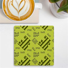 Abstract Pattern Geometric Backgrounds   Uv Print Square Tile Coaster  by Eskimos