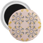 Abstract pattern geometric backgrounds   3  Magnets Front