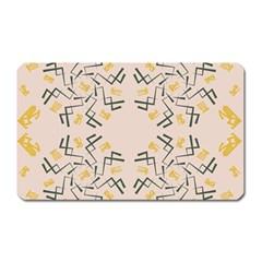 Abstract Pattern Geometric Backgrounds   Magnet (rectangular) by Eskimos