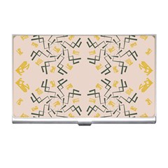 Abstract Pattern Geometric Backgrounds   Business Card Holder