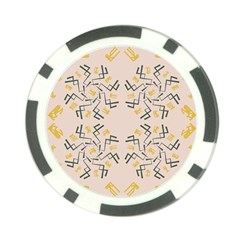 Abstract Pattern Geometric Backgrounds   Poker Chip Card Guard by Eskimos