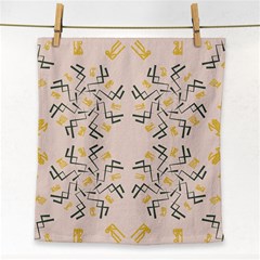 Abstract Pattern Geometric Backgrounds   Face Towel by Eskimos