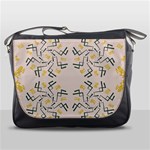 Abstract pattern geometric backgrounds   Messenger Bag Front