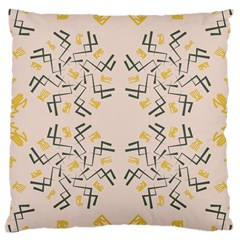 Abstract Pattern Geometric Backgrounds   Large Cushion Case (one Side)