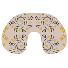 Abstract Pattern Geometric Backgrounds   Travel Neck Pillow by Eskimos