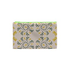 Abstract Pattern Geometric Backgrounds   Cosmetic Bag (xs) by Eskimos