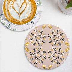 Abstract Pattern Geometric Backgrounds   Uv Print Round Tile Coaster by Eskimos