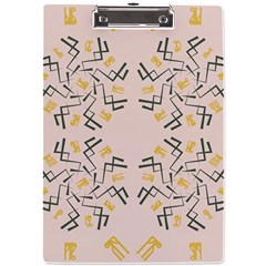 Abstract Pattern Geometric Backgrounds   A4 Clipboard by Eskimos