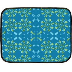 Abstract Pattern Geometric Backgrounds   Fleece Blanket (mini) by Eskimos