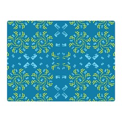 Abstract Pattern Geometric Backgrounds   Double Sided Flano Blanket (mini)  by Eskimos