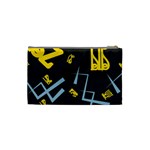 Abstract pattern geometric backgrounds   Cosmetic Bag (Small) Back