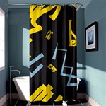 Abstract pattern geometric backgrounds   Shower Curtain 36  x 72  (Stall)  Curtain(36 X72 ) - 33.26 x66.24  Curtain(36 X72 )