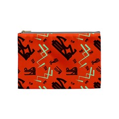 Abstract Pattern Geometric Backgrounds   Cosmetic Bag (medium)