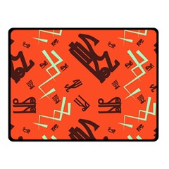 Abstract Pattern Geometric Backgrounds   Fleece Blanket (small) by Eskimos