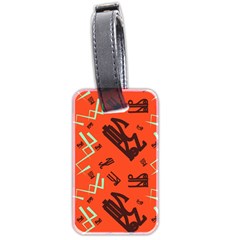 Abstract Pattern Geometric Backgrounds   Luggage Tag (two Sides) by Eskimos